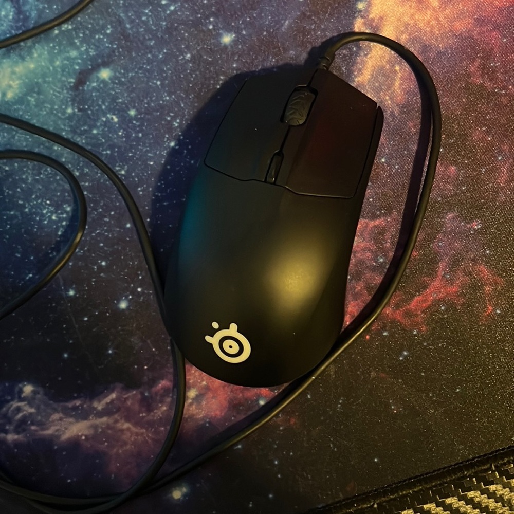 Steel series mouse.